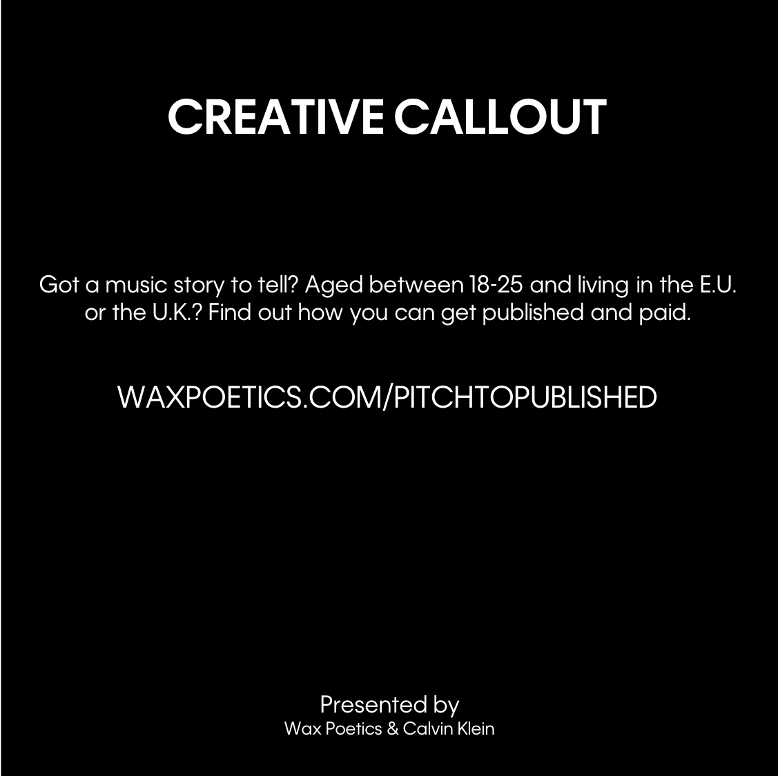 Wax poetics